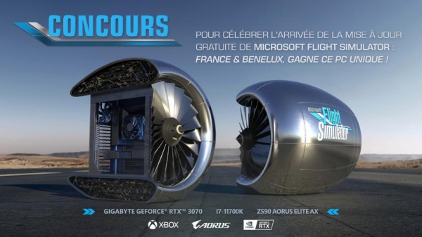Microsoft в честь выхода обновления Flight Simulator разыгрывает кастомный ПК в виде турбины от самолёта
Microsoft в честь выхода обновления Flight Simulator разыгрывает кастомный ПК в виде турбины от самолёта