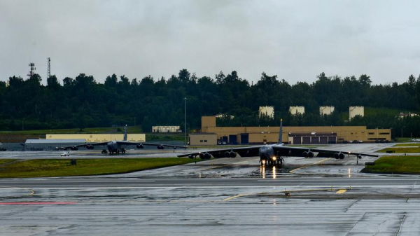
							B-2 Spirit, B-52H Stratofortress и B-1B Lancer &ndash; ВВС США одновременно использовали сразу все типы стратегических бомбардировщиков
						