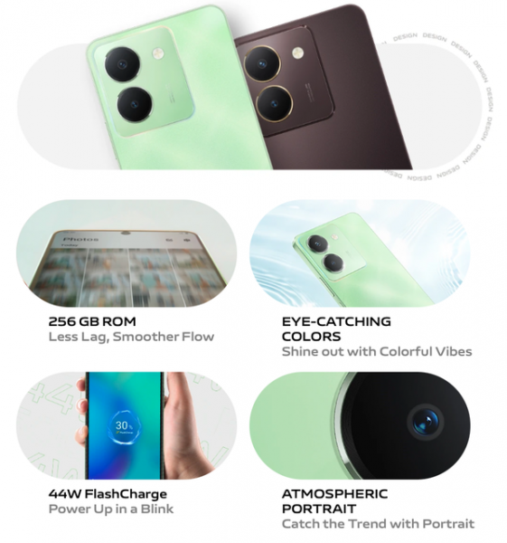vivo Y27s: экран на 90 Гц, чип Snapdragon 680 и защита IP54 за $153
vivo Y27s: экран на 90 Гц, чип Snapdragon 680 и защита IP54 за $153