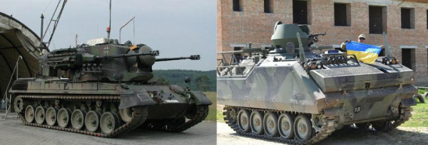 
						Германия передала Украине ещё 3 зенитных самоходных установок Gepard и 11 гусеничных бронетранспортёров М113
					