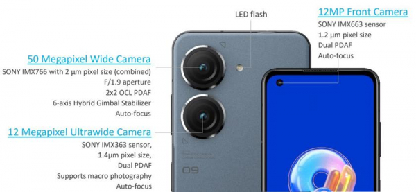 ASUS Zenfone 9 – компактный флагман на Snapdragon 8+ Gen1 с защитой IP68 по цене от €800
ASUS Zenfone 9 – компактный флагман на Snapdragon 8+ Gen1 с защитой IP68 по цене от €800