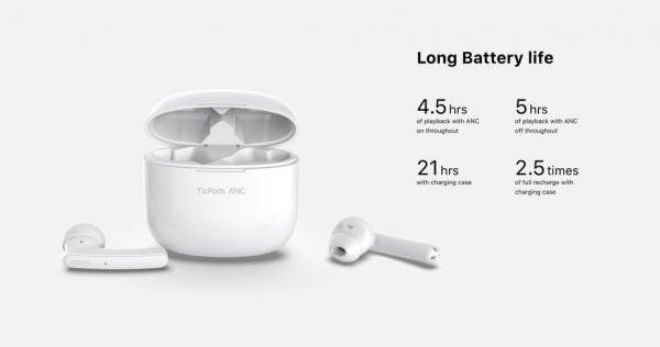Mobvoi TicPods ANC: TWS-наушники с системой активного шумоподавления, портом USB-C и ценником в $89
Mobvoi TicPods ANC: TWS-наушники с системой активного шумоподавления, портом USB-C и ценником в $89