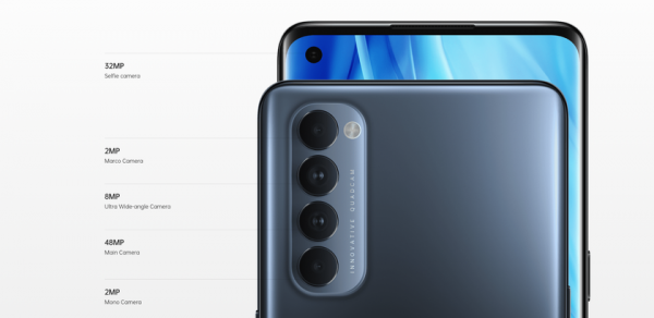 OPPO Reno4 Pro представлен на глобальном рынке: AMOLED-дисплей на 90 Гц, чип Snapdragon 720G, квадро-камера и ценник в $468
OPPO Reno4 Pro представлен на глобальном рынке: AMOLED-дисплей на 90 Гц, чип Snapdragon 720G, квадро-камера и ценник в $468