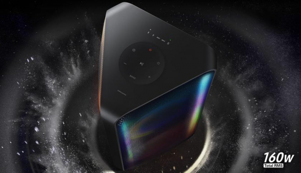 Samsung Sound Tower MX-ST45B: 160-ваттная беспроводная колонка с подсветкой, защитой IPX5 и автономностью до 12 часов
Samsung Sound Tower MX-ST45B: 160-ваттная беспроводная колонка с подсветкой, защитой IPX5 и автономностью до 12 часов