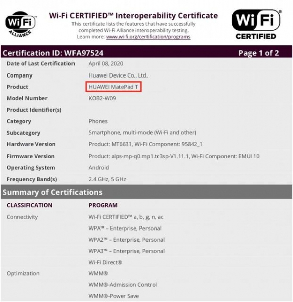 Huawei готовит к выходу бюджетный планшет MatePad T с 8-дюймовым экраном
Huawei готовит к выходу бюджетный планшет MatePad T с 8-дюймовым экраном