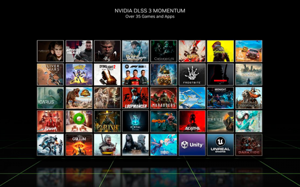 NVIDIA анонсировала технологию DLSS 3.0 для видеокарт RTX 40. Она повысит частоту кадров в играх до 4 раз, сохраняя качество изображения и плавность
NVIDIA анонсировала технологию DLSS 3.0 для видеокарт RTX 40. Она повысит частоту кадров в играх до 4 раз, сохраняя качество изображения и плавность
