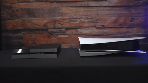 
						В&nbsp;семье не&nbsp;без гиганта: размеры PlayStation 5 сравнили с&nbsp;предыдущими консолями Sony
					