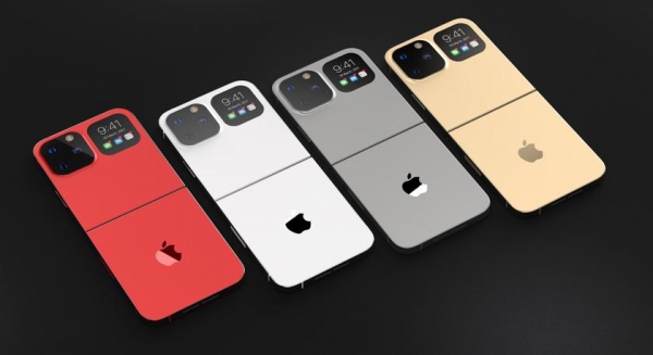 
						Раскладушка Apple появилась на концепт-рендерах и видео: два дисплея, подэкранный сканер, тройная камера и четыре расцветки
					