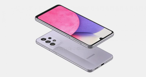 Samsung Galaxy A33 5G показали на рендерах: 6.4" дисплей, квадрокамера и отсутствие 3.5 мм разъема
Samsung Galaxy A33 5G показали на рендерах: 6.4" дисплей, квадрокамера и отсутствие 3.5 мм разъема