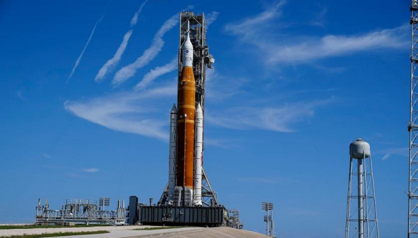 Лунная ракета Space Launch System в четвёртый раз выехала на стартовую площадку Космического центра им. Кеннеди – запуск запланирован на 14 ноября
Лунная ракета Space Launch System в четвёртый раз выехала на стартовую площадку Космического центра им. Кеннеди – запуск запланирован на 14 ноября