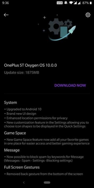 
						Дождались: OnePlus 5 и OnePlus 5T получили стабильную версию OxygenOS 10 с Android 10
					