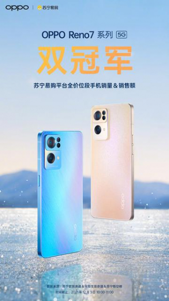 
						Почти по 40 телефонов в секунду: OPPO всего за 15 минут распродала партию Reno 7 на $15,5 млн
					