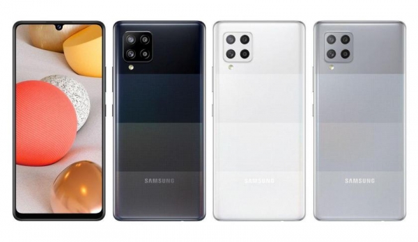 Samsung Galaxy A42 5G на официальных рендерах в трех расцветках
Samsung Galaxy A42 5G на официальных рендерах в трех расцветках