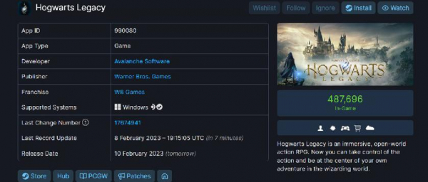 В Хогвартсе тесно: количество одновременных игроков в Hogwarts Legacy неуклонно приближается к 500 тыс. человек, и это при том, что игра доступна не всем!
В Хогвартсе тесно: количество одновременных игроков в Hogwarts Legacy неуклонно приближается к 500 тыс. человек, и это при том, что игра доступна не всем!