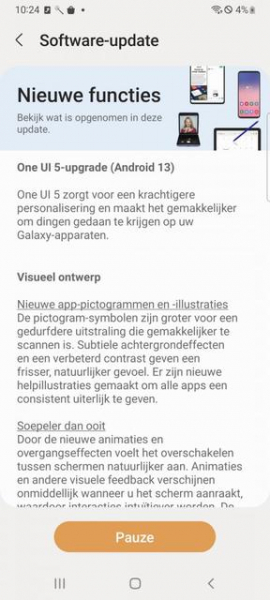 
							Ещё один смартфон Samsung Galaxy A начал получать стабильную версию Android 13 с оболочкой One UI 5.0
						