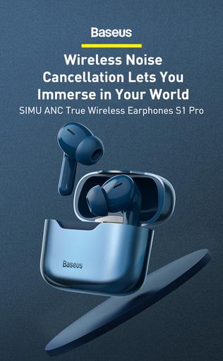 
						Baseus S1 Pro: TWS-наушники за $64 с ANC, Bluetooth 5.1 и беспроводной зарядкой
					