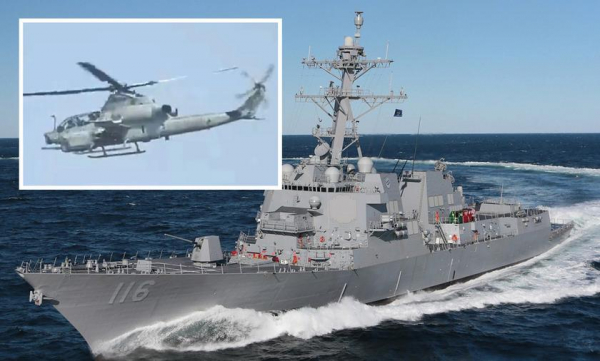 
							Иран угрожал сбить американские вертолёты AH-1Z, UH-1Y и MH-60, защищающие эсминец USS Thomas Hudner и другие военные корабли, и заставил их совершить посадку &ndash; США отрицают
						