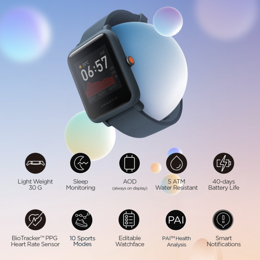 Amazfit Bip S Lite: 1.28-дюймовый дисплей, Bluetooth 5.0 и автономность до 30 дней дешевле $40
Amazfit Bip S Lite: 1.28-дюймовый дисплей, Bluetooth 5.0 и автономность до 30 дней дешевле $40