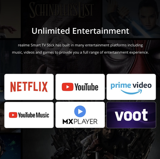 realme TV Stick с поддержкой 4K и Google TV на борту продают на AliExpress дешевле $45
realme TV Stick с поддержкой 4K и Google TV на борту продают на AliExpress дешевле $45