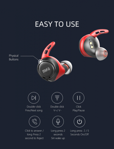 mifa X11: TWS-наушники с aptX и IPX7 за $40
mifa X11: TWS-наушники с aptX и IPX7 за $40