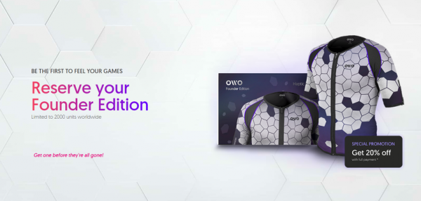 OWO Skin – VR-костюм стоимостью €499, который может имитировать попадание пули, ножевые ранения и ползанье пауков по коже
OWO Skin – VR-костюм стоимостью €499, который может имитировать попадание пули, ножевые ранения и ползанье пауков по коже