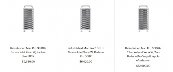 Экономия до $4000: Apple начала продажи восстановленных Mac Pro 2019
Экономия до $4000: Apple начала продажи восстановленных Mac Pro 2019