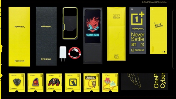 OnePlus 8T Cyberpunk 2077 Limited Edition: ограниченная версия смартфона c дизайном в стиле игры и специальным комплектом поставки за $600
OnePlus 8T Cyberpunk 2077 Limited Edition: ограниченная версия смартфона c дизайном в стиле игры и специальным комплектом поставки за $600