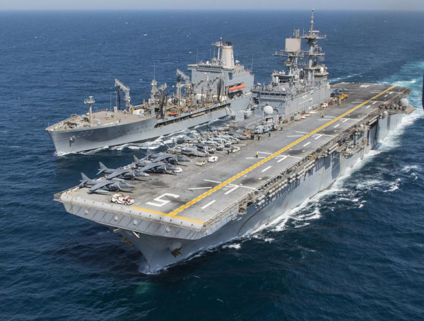 
							США отправляют в Персидский залив десантные корабли USS Bataan и USS Carter Hall на подмогу самолётам F-35, F-16, A-10 и эсминцу USS Thomas Hudner для эффективного сдерживания Ирана
						