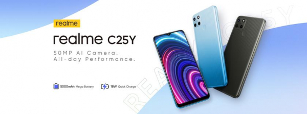 Realme C25Y – новый самый дешёвый смартфон с камерой на 50 МП
Realme C25Y – новый самый дешёвый смартфон с камерой на 50 МП