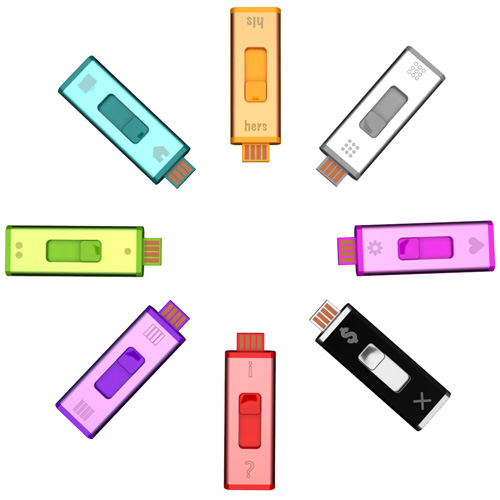 Split Stick: концепт двустороннего USB-накопителя
Split Stick: концепт двустороннего USB-накопителя