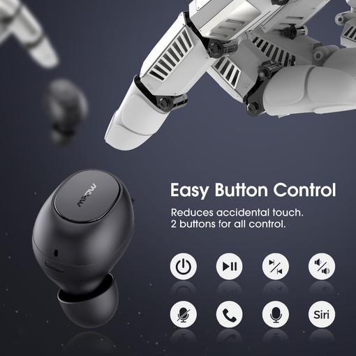 
						Mpow MDots: бюджетные TWS-наушники с Bluetooth 5.0, автономностью до 20 часов и защитой IPX6
					