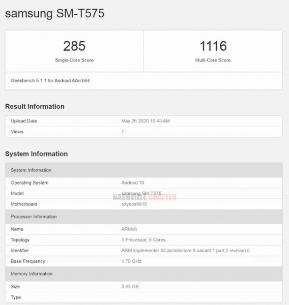 
						Samsung работает над новым недорогим планшетом Galaxy Tab A, который получит чип, как у Galaxy S9 и Galaxy Note 9
					