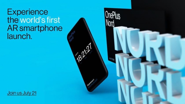 Теперь официально: AR-презентация OnePlus Nord состоится 21 июля
Теперь официально: AR-презентация OnePlus Nord состоится 21 июля