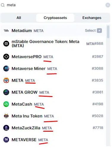 Мошенники массово создают криптовалюты META, намекая на связь с компанией Meta (ранее Facebook)
Мошенники массово создают криптовалюты META, намекая на связь с компанией Meta (ранее Facebook)