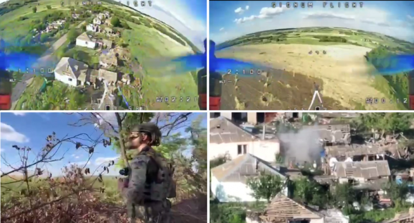 ВСУ показали эффектное видео атаки на российских военных с помощью FPV дрона-камикадзе
ВСУ показали эффектное видео атаки на российских военных с помощью FPV дрона-камикадзе