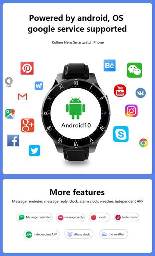 Rollme Hero: смарт-часы с безрамочным дисплеем, двумя камерами, ОС Android и «начинкой», как у смартфонов
Rollme Hero: смарт-часы с безрамочным дисплеем, двумя камерами, ОС Android и «начинкой», как у смартфонов