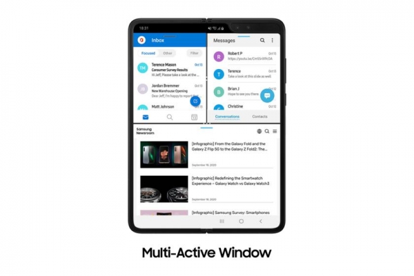 Samsung Galaxy Fold с новым обновлением ПО получил функции Galaxy Z Fold 2
Samsung Galaxy Fold с новым обновлением ПО получил функции Galaxy Z Fold 2