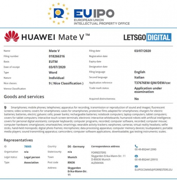 
						Huawei готовит новый складной смартфон Mate V в стиле Samsung Galaxy Fold
					