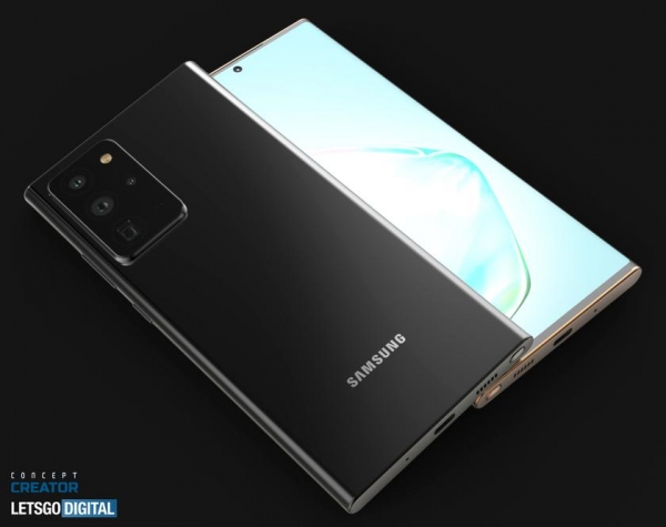 Золотой флагман: Samsung Galaxy Note 20 Ultra (Note 20+) на новых рендерах и видео
Золотой флагман: Samsung Galaxy Note 20 Ultra (Note 20+) на новых рендерах и видео