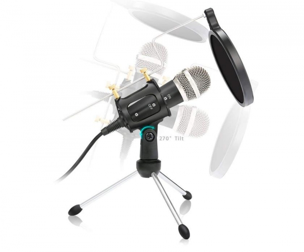 Lefon Mic-X-01: конденсаторный микрофон с поп-фильтром за $13
Lefon Mic-X-01: конденсаторный микрофон с поп-фильтром за $13