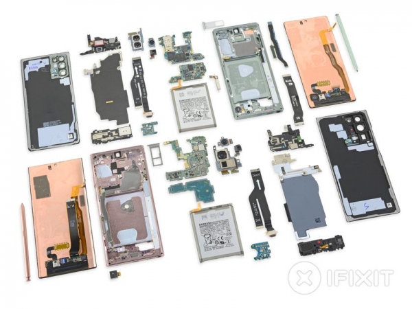 
						3 из 10: в iFixit оценили ремонтопригодность Samsung Galaxy Note 20 и выяснили, почему смартфоны перегреваются
					