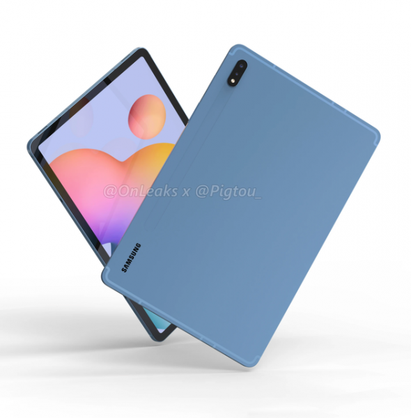 
						Samsung Galaxy Tab S7 появился на качественных рендерах: дисплей с тонкими рамками и двойная основная камера
					