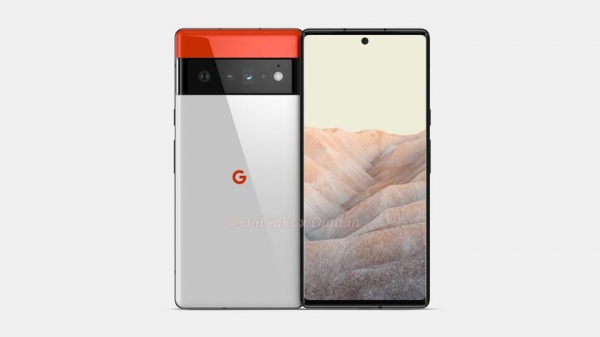 
						В сети появились новые рендеры Google Pixel 6 Pro: дисплей с небольшими закруглениями и тройная камера с перископом
					