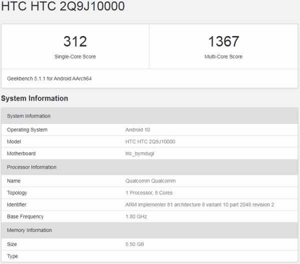 HTC еще жива: компания готовит смартфон Desire 20 Pro среднего уровня
HTC еще жива: компания готовит смартфон Desire 20 Pro среднего уровня