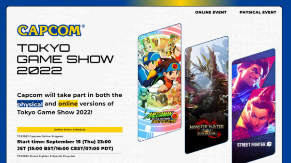 CapCom появится на Tokyo Games Show 2022, чтобы рассказать новости о своих играх
CapCom появится на Tokyo Games Show 2022, чтобы рассказать новости о своих играх