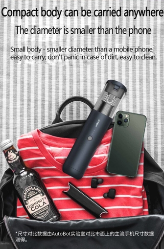 
						Xiaomi Autobot V Mini: портативный пылесос за $88
					
