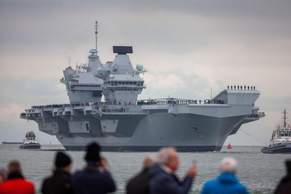 
							Авианосец HMS Prince of Wales стоимостью $3,85 млрд успешно вернулся на военную-базу в Портсмут после испытаний и готовится к учениям Westlant 23
						