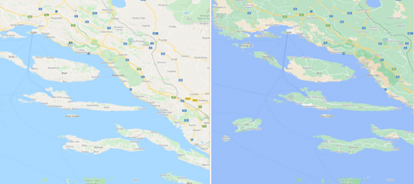 
						Google Maps c обновлением получат более детальную информацию улиц и новые цвета карт
					