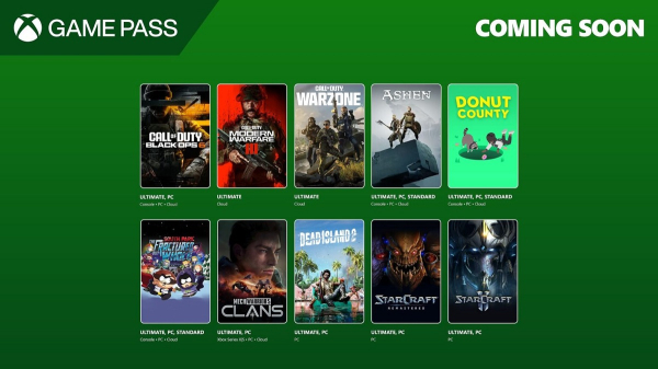Call of Duty: Black Ops 6, два StarCraft, Dead Island 2 и многое другое ждет подписчиков Xbox Game Pass во второй половине октября Call of Duty: Black Ops 6, два StarCraft, Dead Island 2 и многое другое ждет подписчиков Xbox Game Pass во второй половине октября