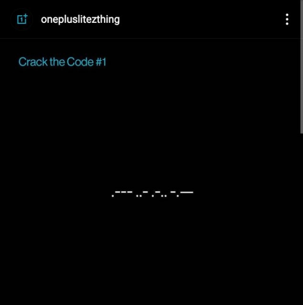 
						OnePlus случайно раскрыла название нового смартфона и намекнула на дату анонса азбукой Морзе
					